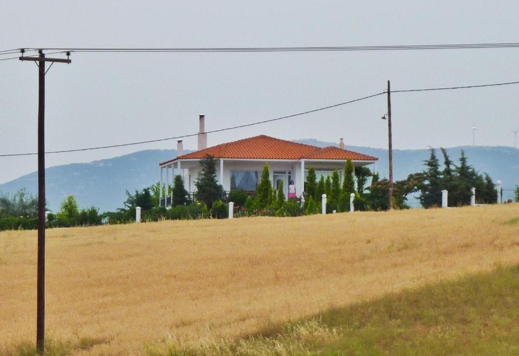 Vineyard Country House With Panoramic Seaview Alexandrópolis Exterior foto
