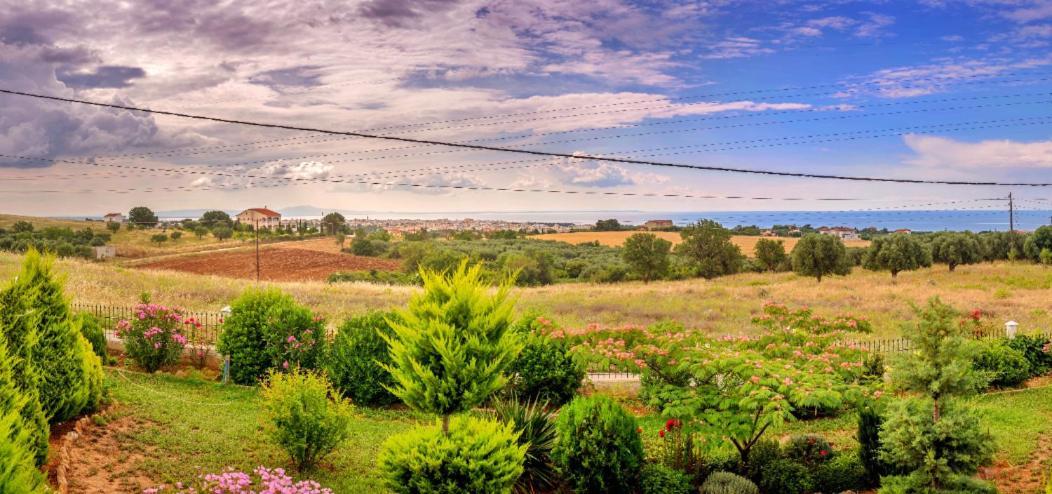 Vineyard Country House With Panoramic Seaview Alexandrópolis Exterior foto
